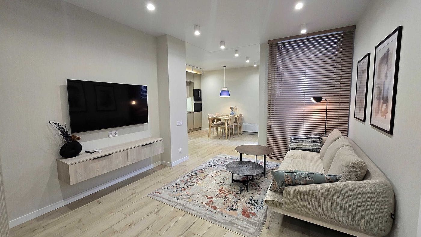 Renovated One-Room Apartment — Novopecherskaya Vezha Complex, Pechersk
