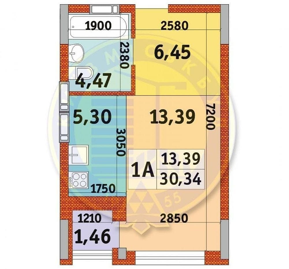 Park-Side Studio Apartment — Pushcha-Vodytsia, Obolon